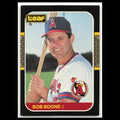 Bob Boone #202 1987 Leaf California Angels Baseball Card MLB NM
