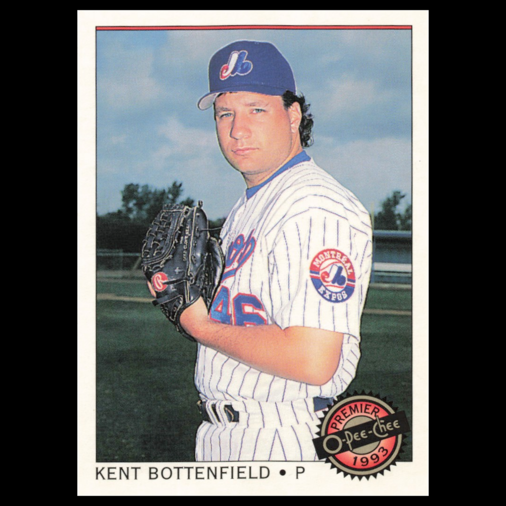 Kent Bottenfield #64 1993 O-Pee-Chee Premier Montreal Expos Baseball Card MLB NM