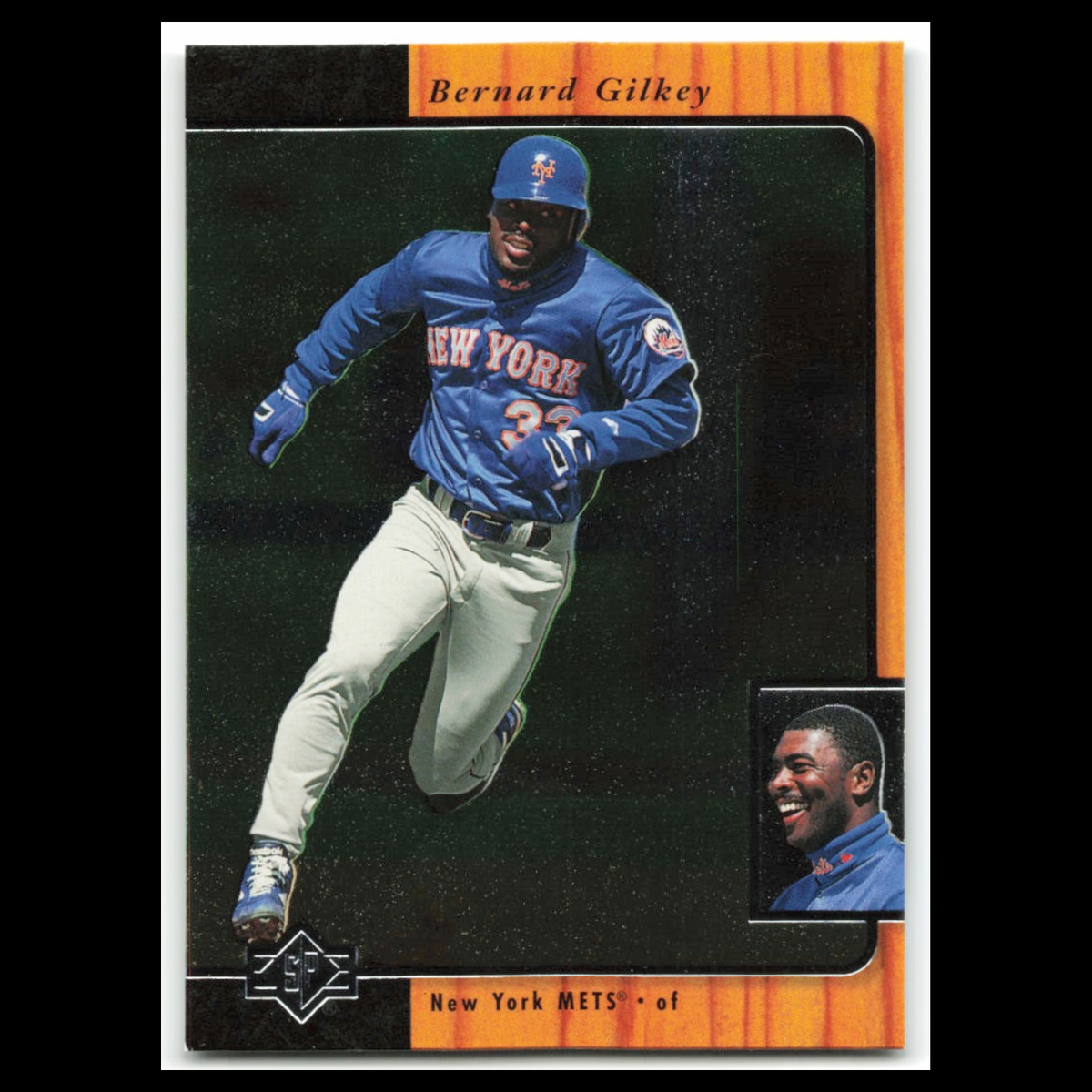 Bernard Gilkey #127 1996 Upper Deck SP New York Mets Baseball Card MLB NM
