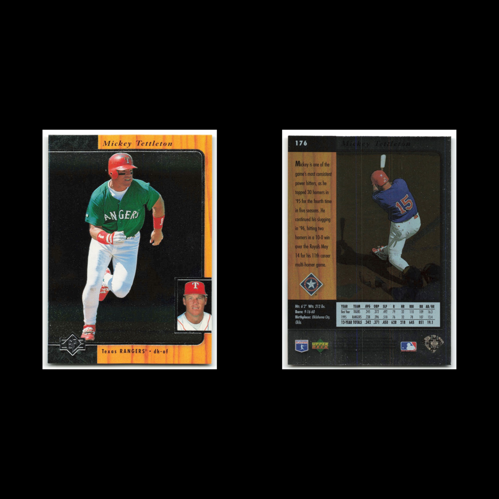 Mickey Tettleton #176 1996 Upper Deck SP Texas Rangers Baseball Card MLB NM