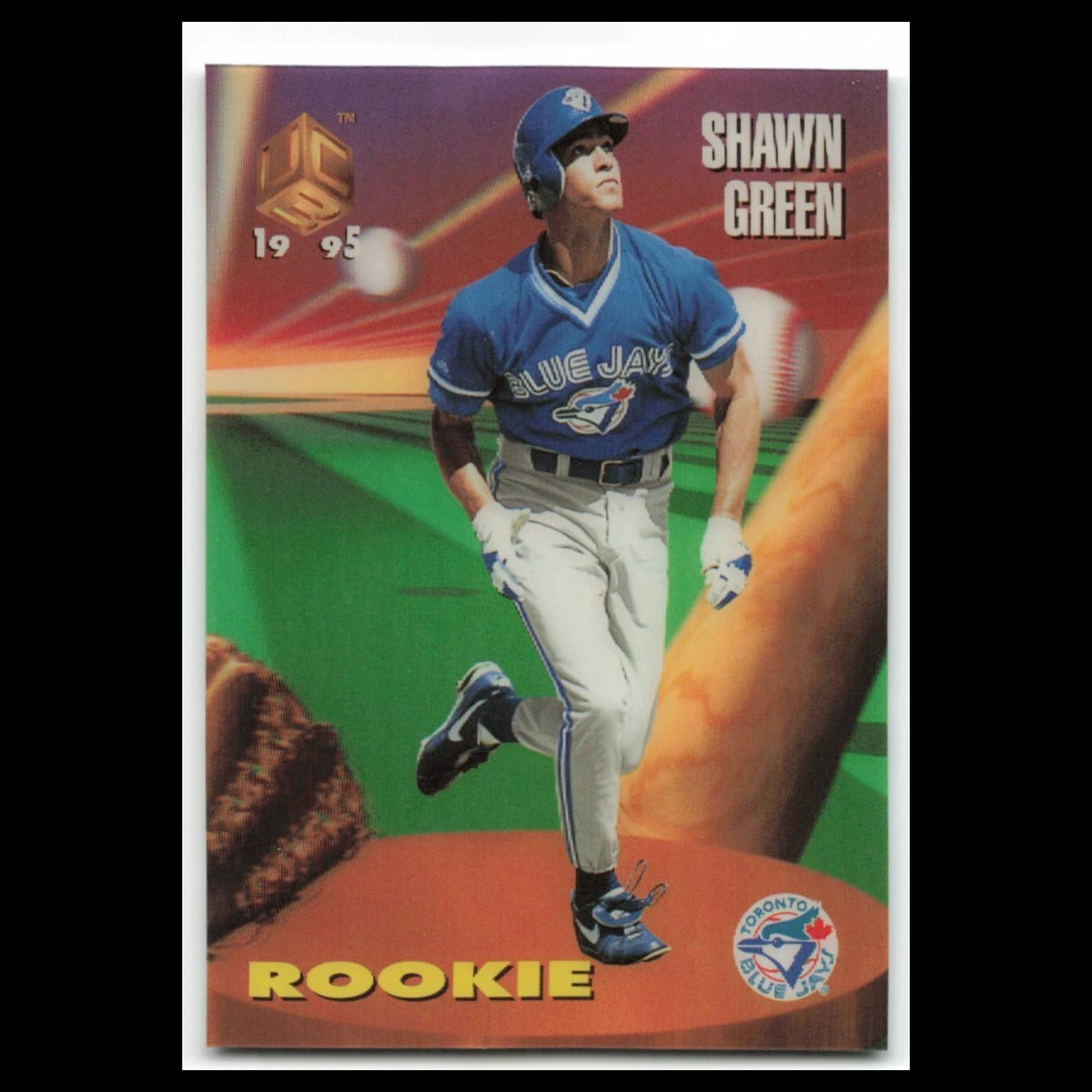Shawn Green Rookie #106 1995 Sportflix UC3 Toronto Blue Jays Baseball Card MLB