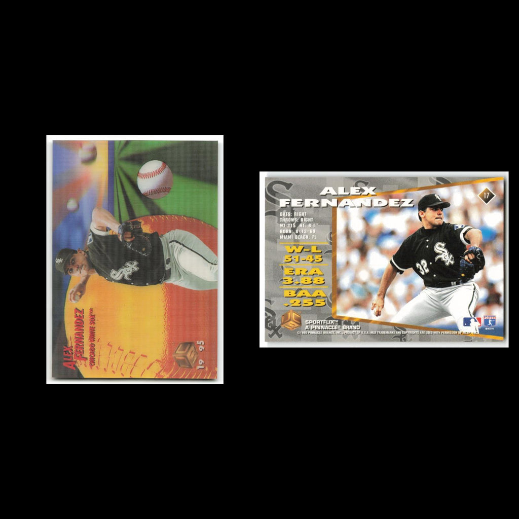 Alex Fernandez #17 1995 Sportflix UC3 Chicago White Sox Baseball Card MLB NM