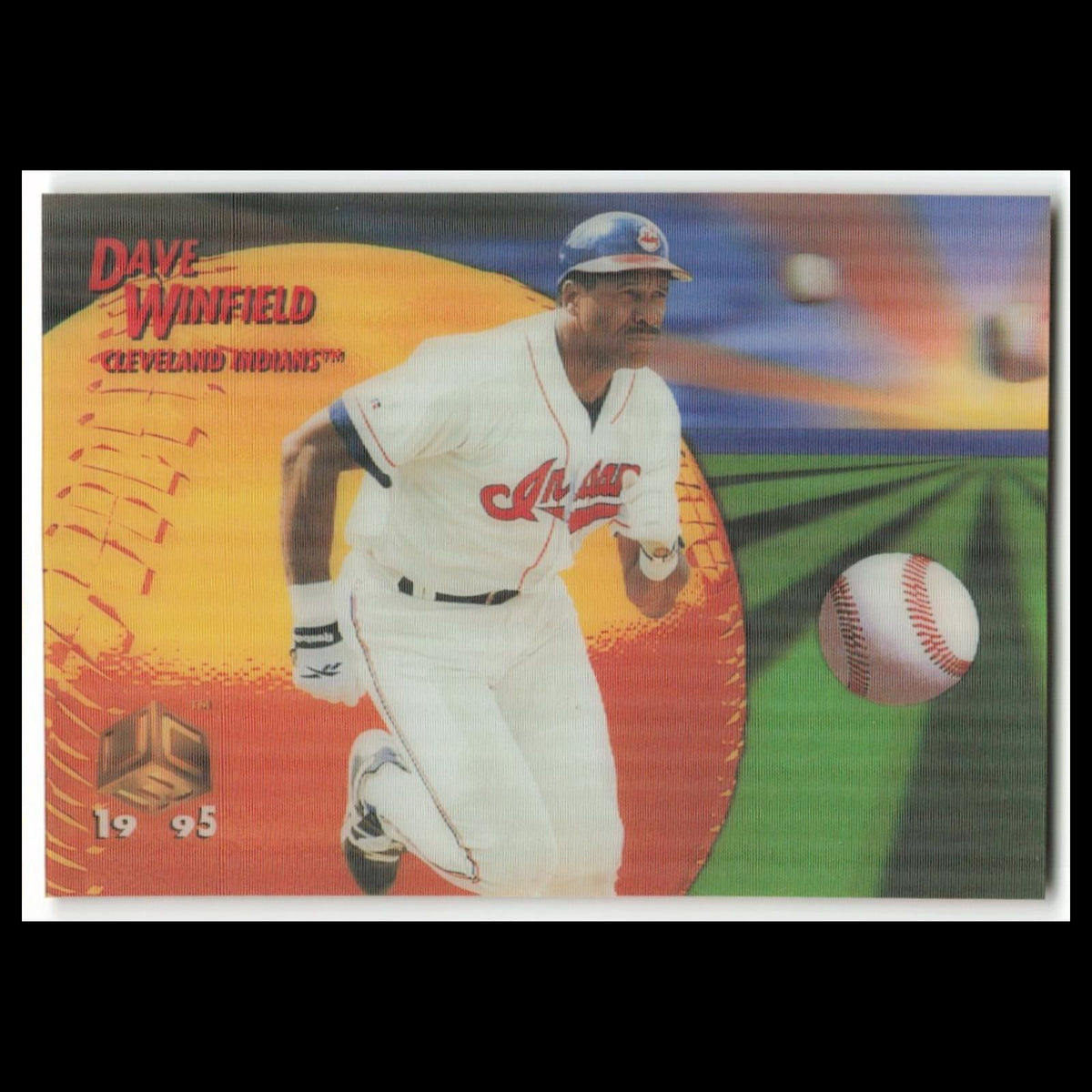 Dave Winfield #50 1995 Sportflix UC3 Cleveland Indians Baseball Card MLB NM