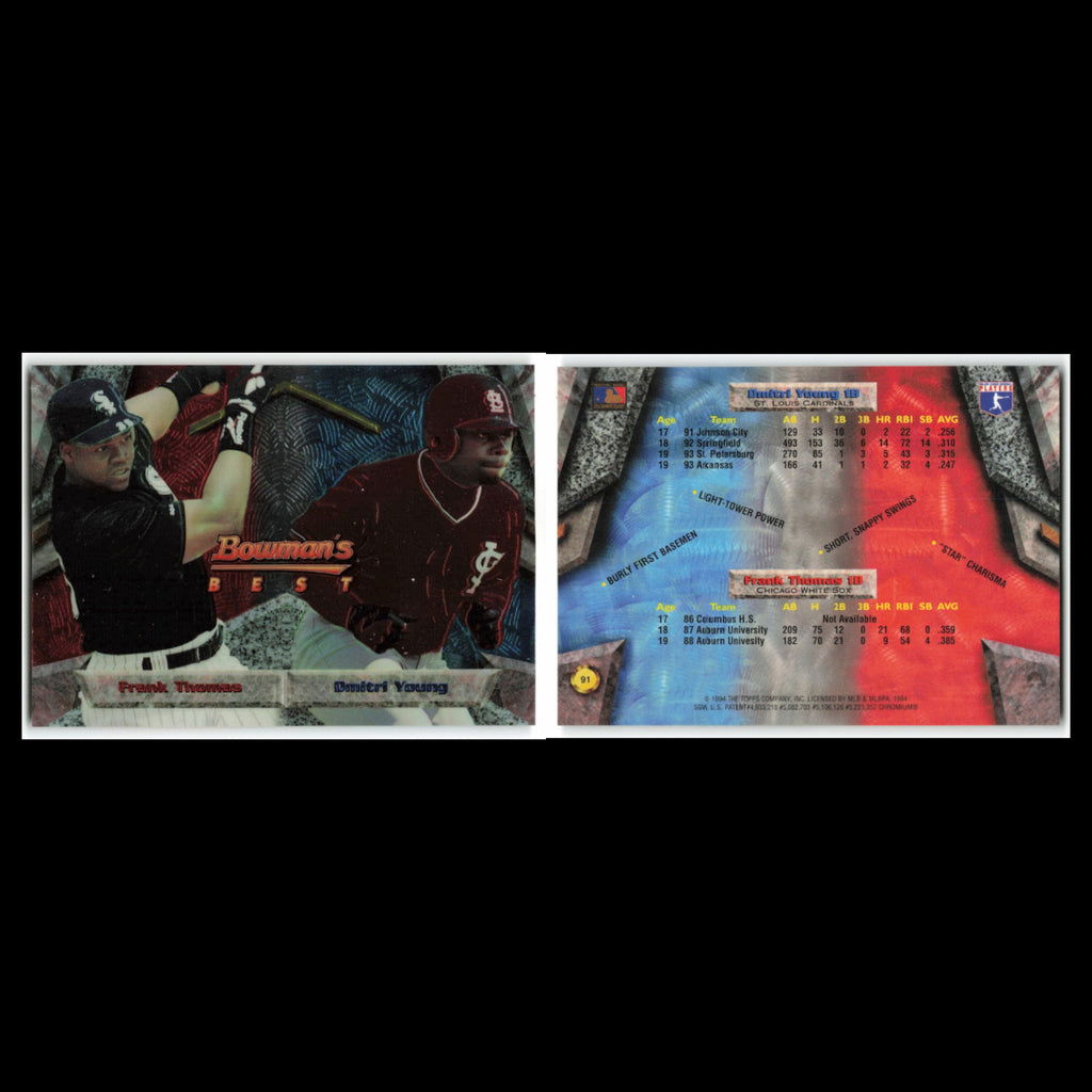 Frank Thomas Lot 8 Baseball Cards 1998 Pinnacle Field of Vision White Sox Set NM