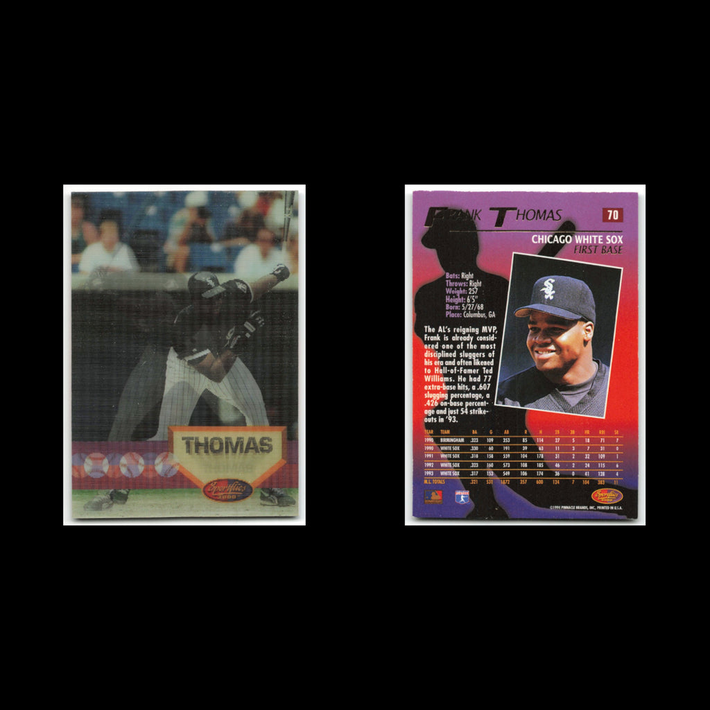 Frank Thomas Lot 8 Baseball Cards 1996 Score Chicago White Sox Set Collection NM