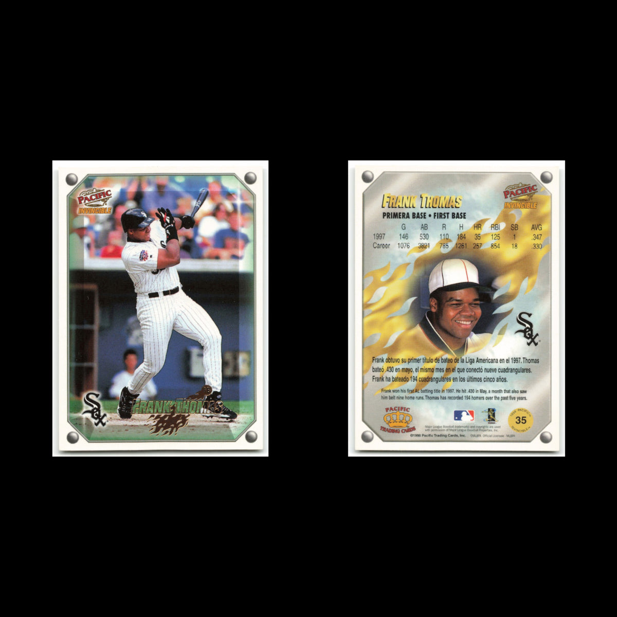 Frank Thomas Lot 8 Baseball Cards 1995 Collectors Choice SE Chicago White Sox NM