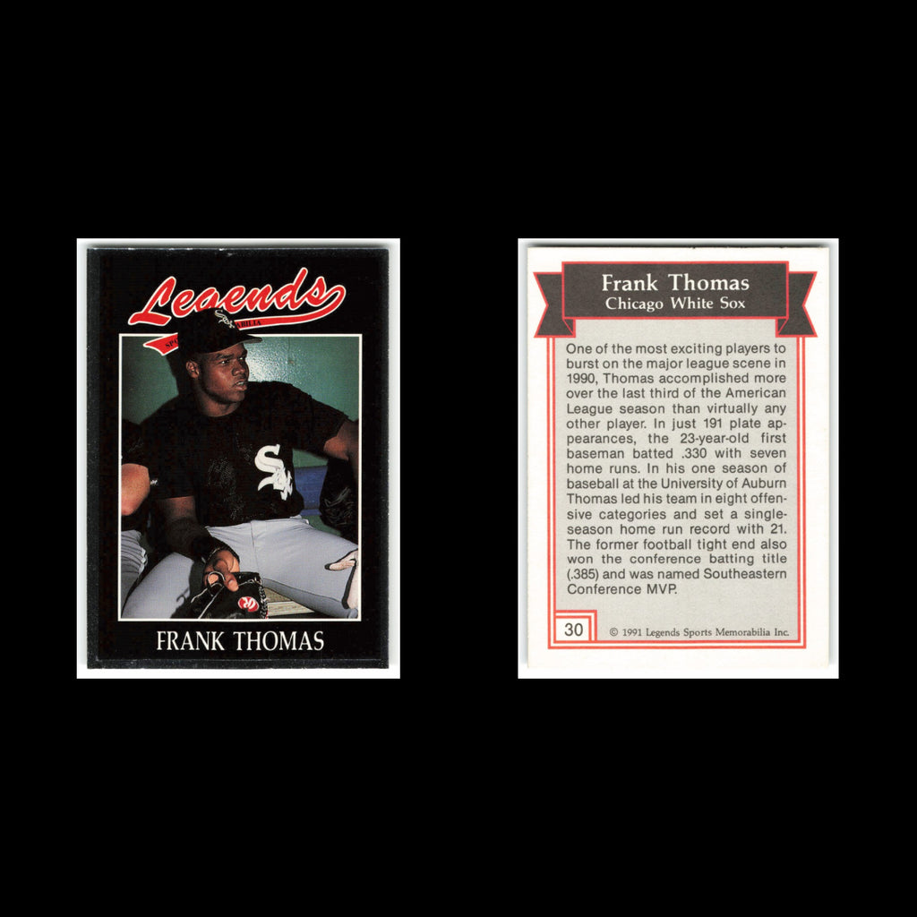 Frank Thomas Lot 8 Baseball Cards 1993 Stadium Club Members Only White Sox Set