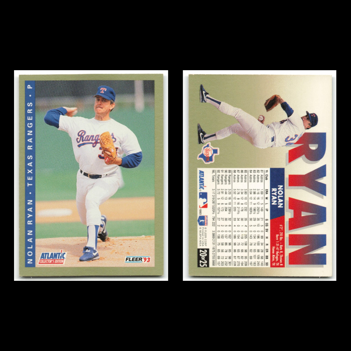 Nolan Ryan Lot 17 Baseball Cards 1989 Topps Houston Astros Set Collection MLB NM