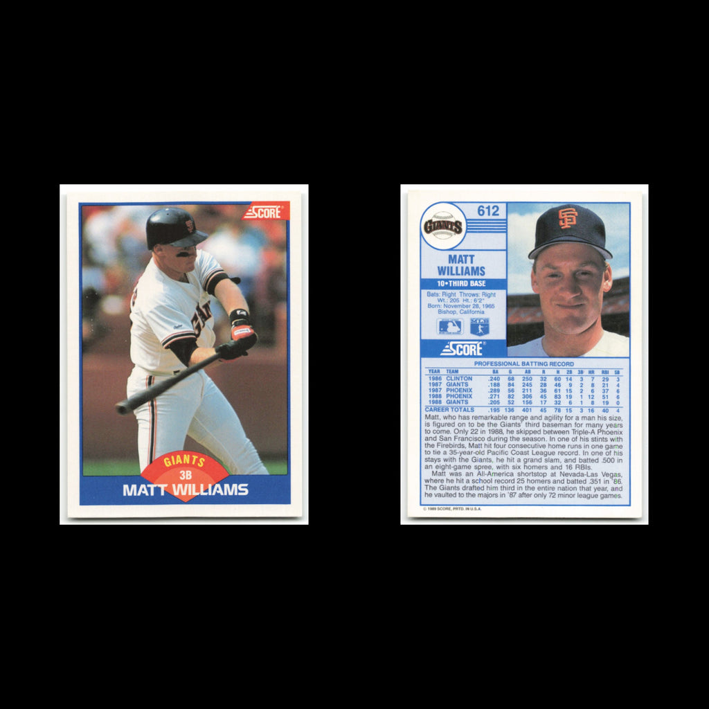 Matt Williams Lot 8 Baseball Cards 1998 SkyBox Dugout Axcess Diamondbacks Set NM