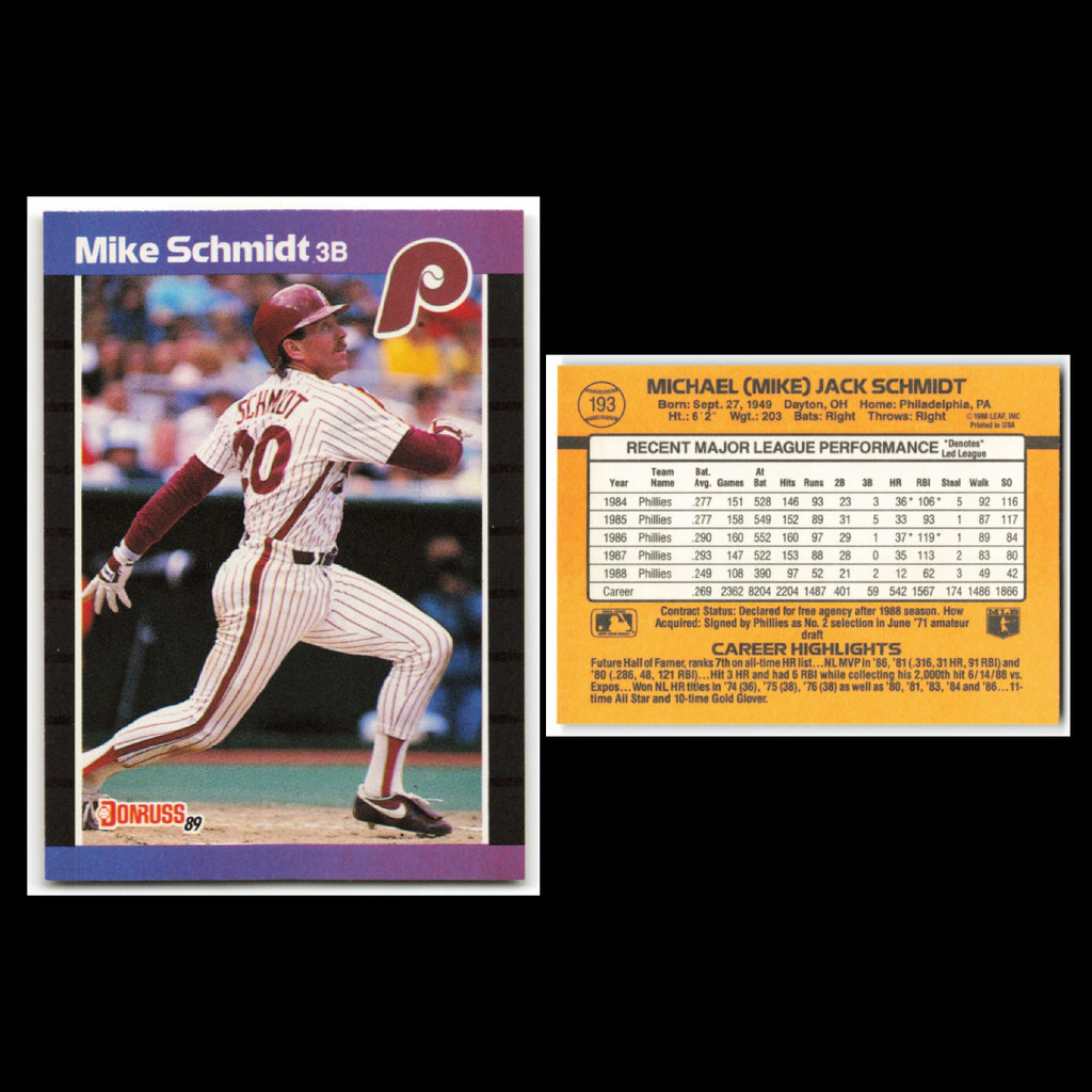 Mike Schmidt Eddie Murray Lot 10 Baseball Cards 1982 Topps Philadelphia Phillies