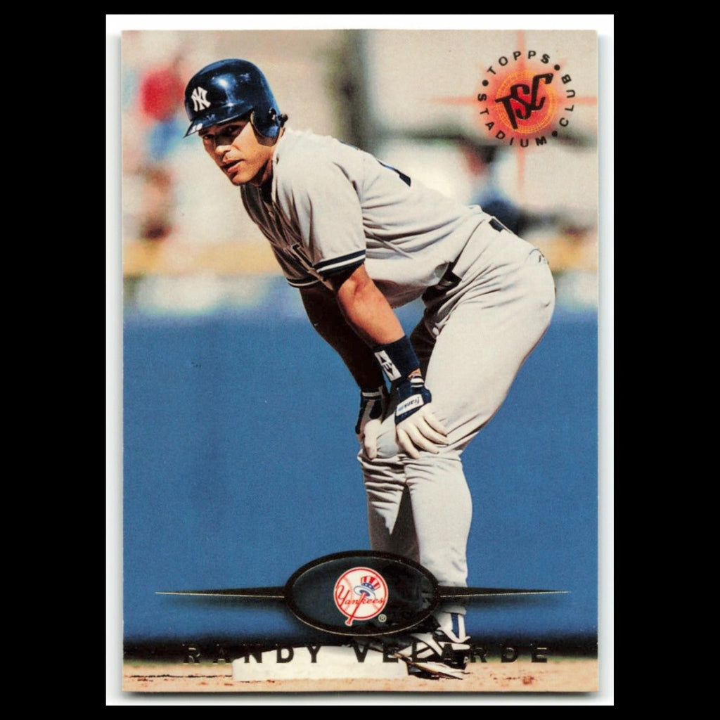 Randy Velarde #247 1995 Topps Stadium Club New York Yankees Baseball Card MLB NM