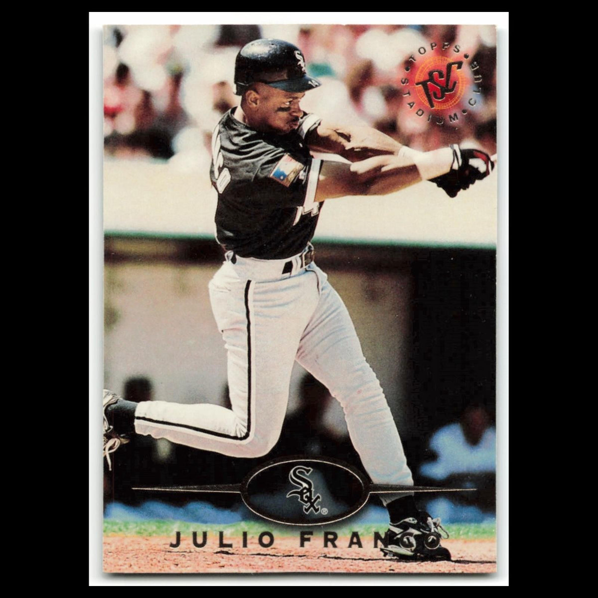 Julio Franco #248 1995 Topps Stadium Club Chicago White Sox Baseball Card MLB NM