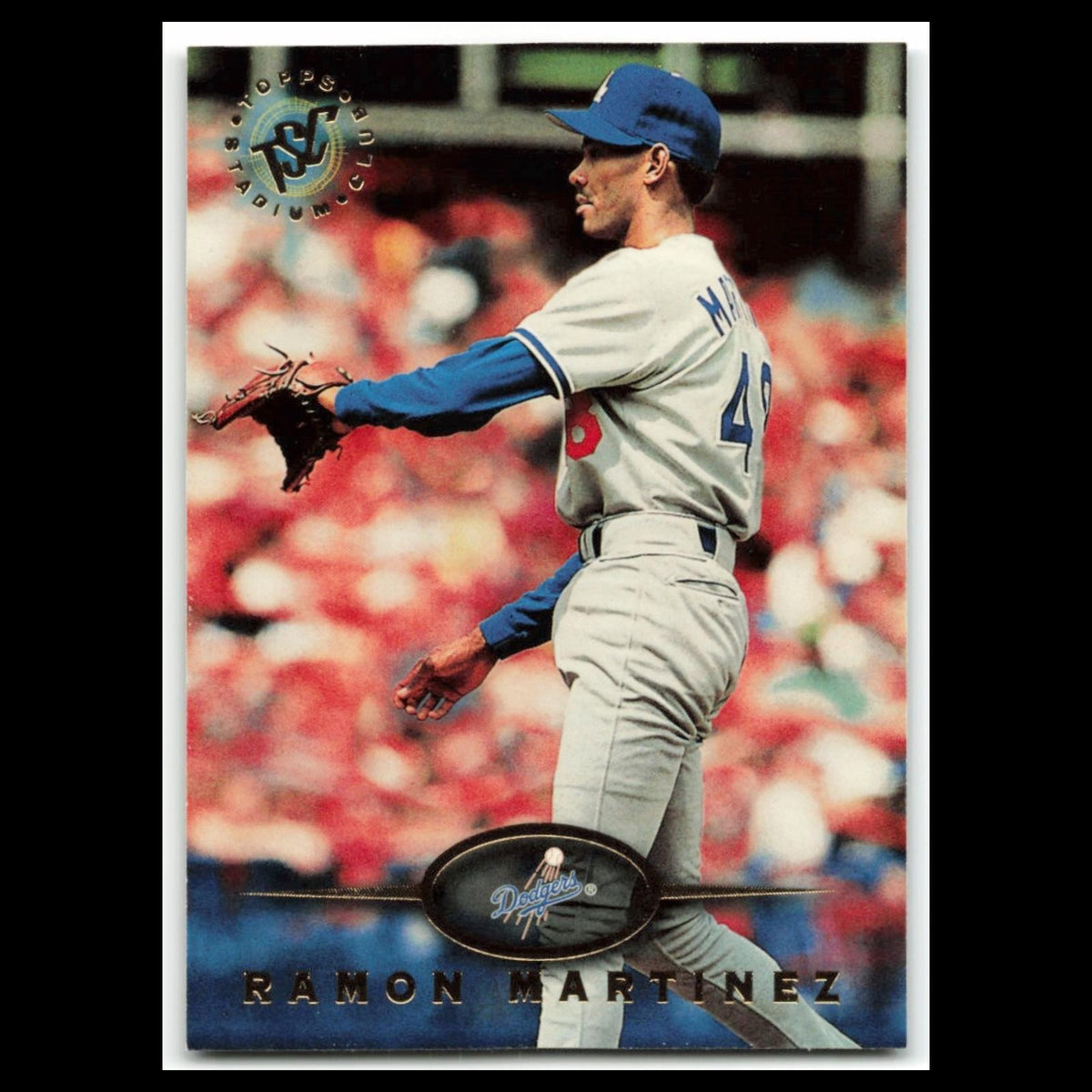 Ramon Martinez #434 1995 Topps Stadium Club Los Angeles Dodgers Baseball Card NM