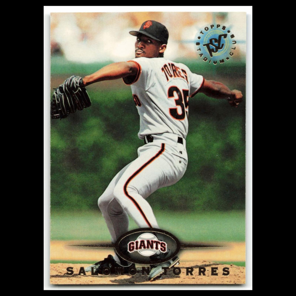 Salomon Torres #436 1995 Topps Stadium Club San Francisco Giants Baseball Card