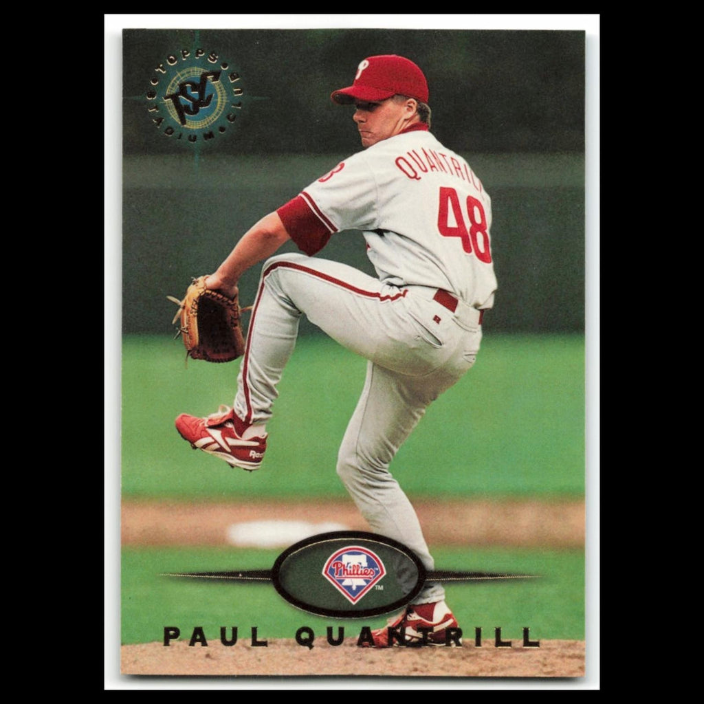 Paul Quantrill #577 1995 Topps Stadium Club Philadelphia Phillies Baseball Card
