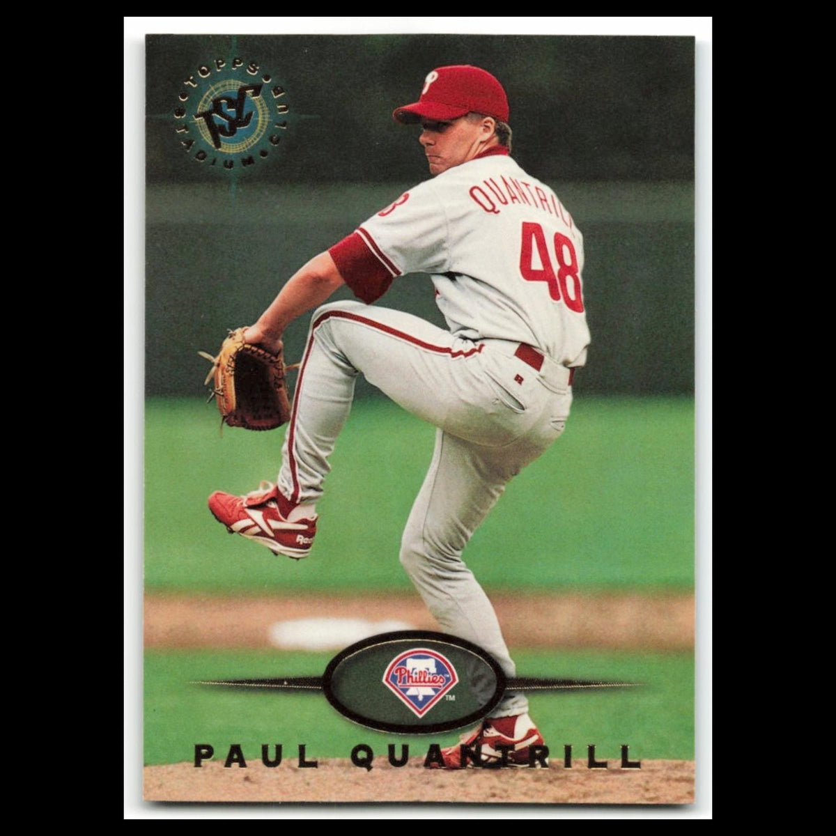 Paul Quantrill #577 1995 Topps Stadium Club Philadelphia Phillies Baseball Card