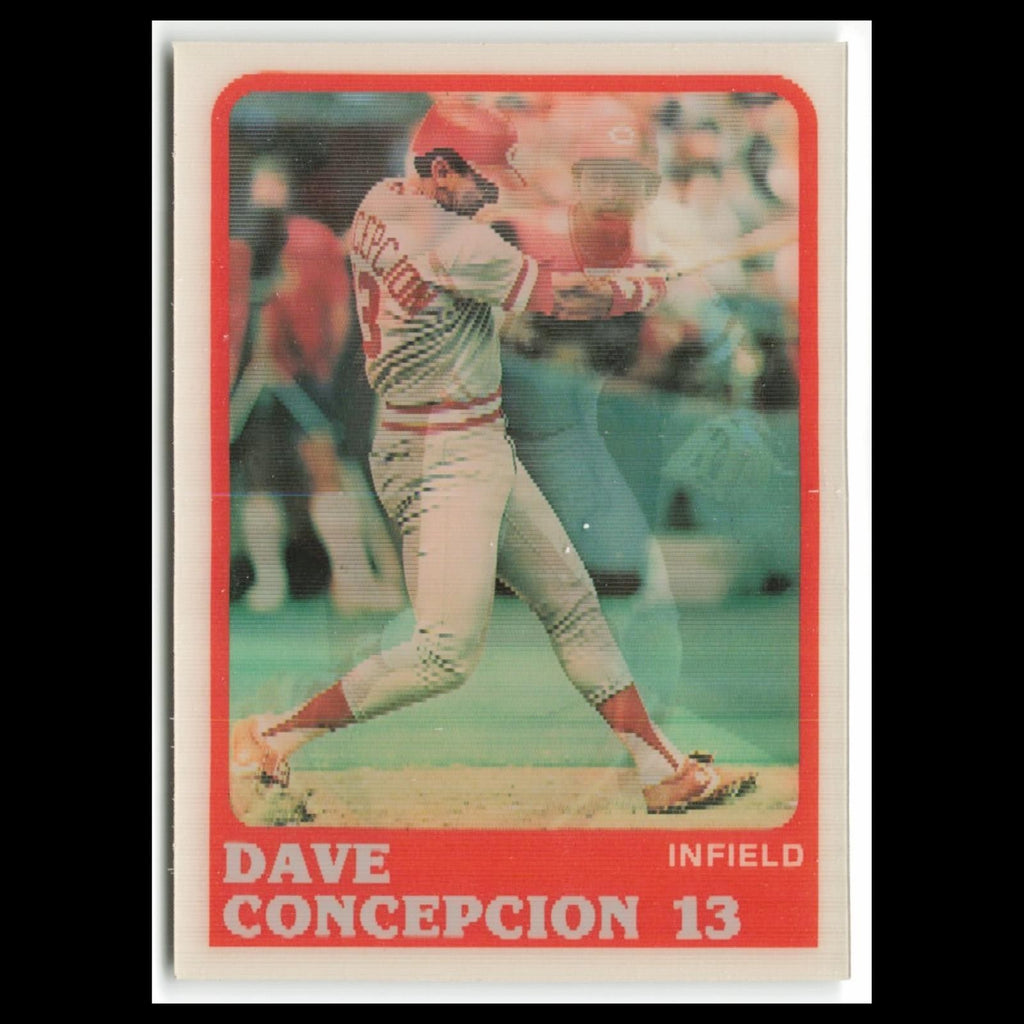 Dave Concepcion #218 1988 Sportflics Cincinnati Reds Baseball Card MLB NM