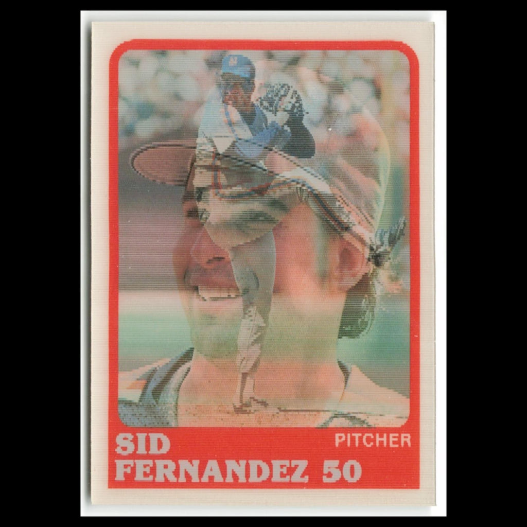 Sid Fernandez #177 1988 Sportflics New York Mets Baseball Card MLB NM