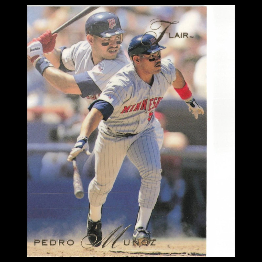 Pedro Munoz #240 1993 Flair Minnesota Twins Baseball Card MLB NM