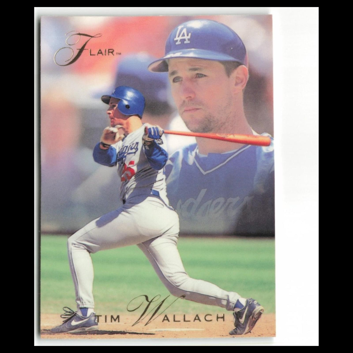 Tim Wallach #77 1993 Flair Los Angeles Dodgers Baseball Card MLB NM