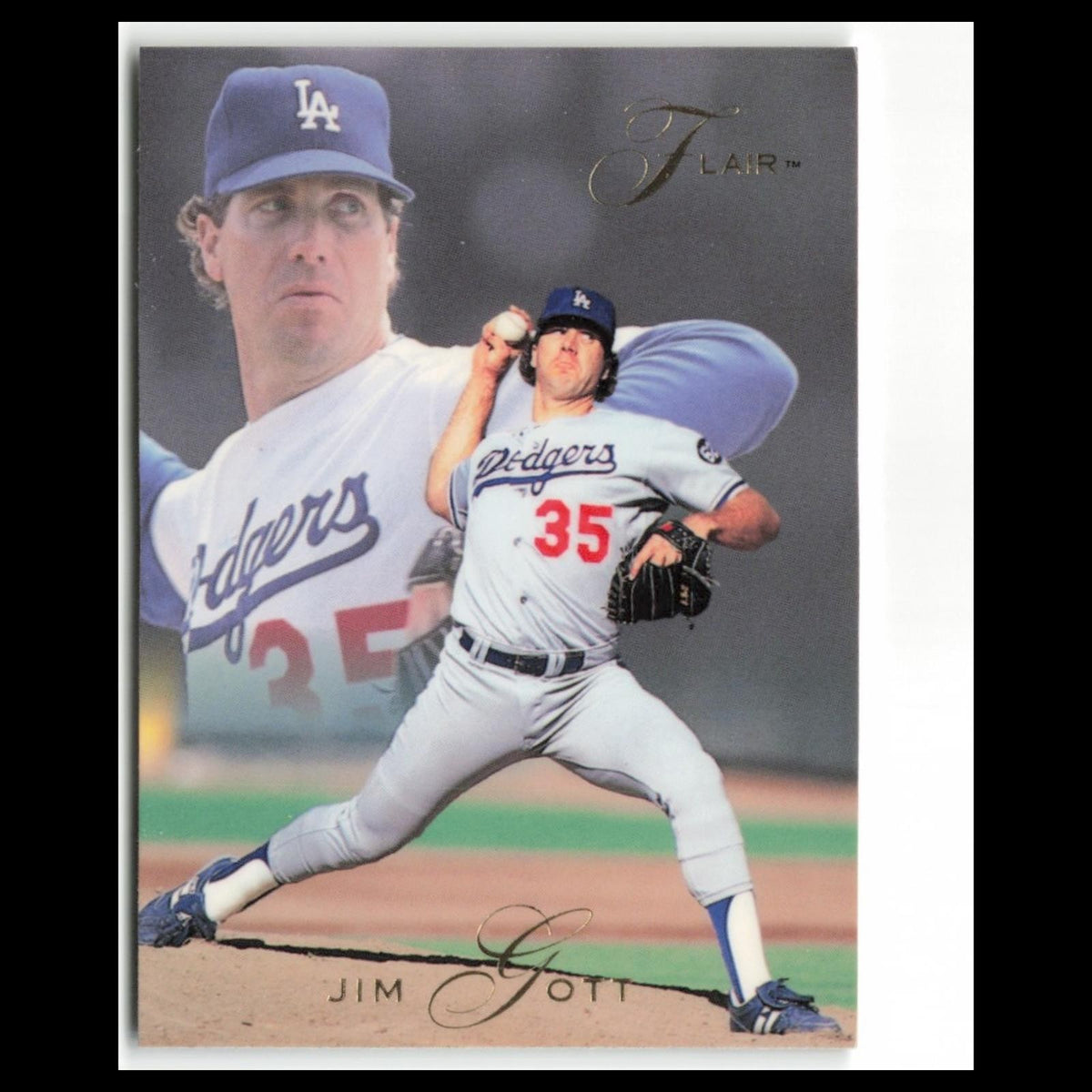 Jim Gott #69 1993 Flair Los Angeles Dodgers Baseball Card MLB NM