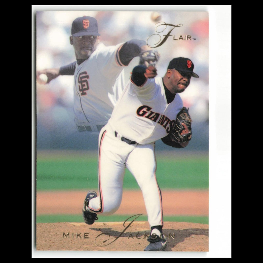 Mike Jackson #142 1993 Flair San Francisco Giants Baseball Card MLB NM