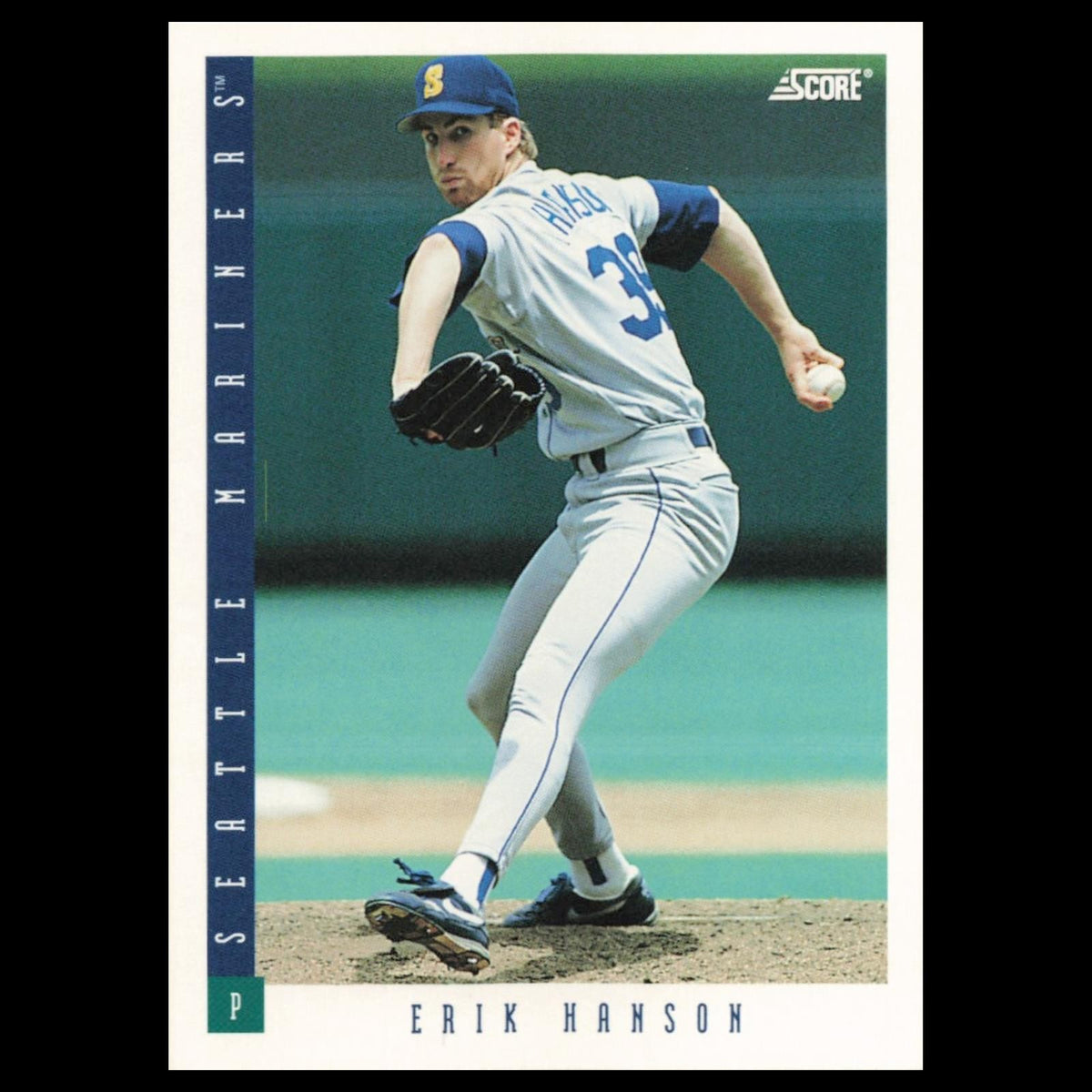 Erik Hanson #136 1993 Score Seattle Mariners Baseball Card MLB NM