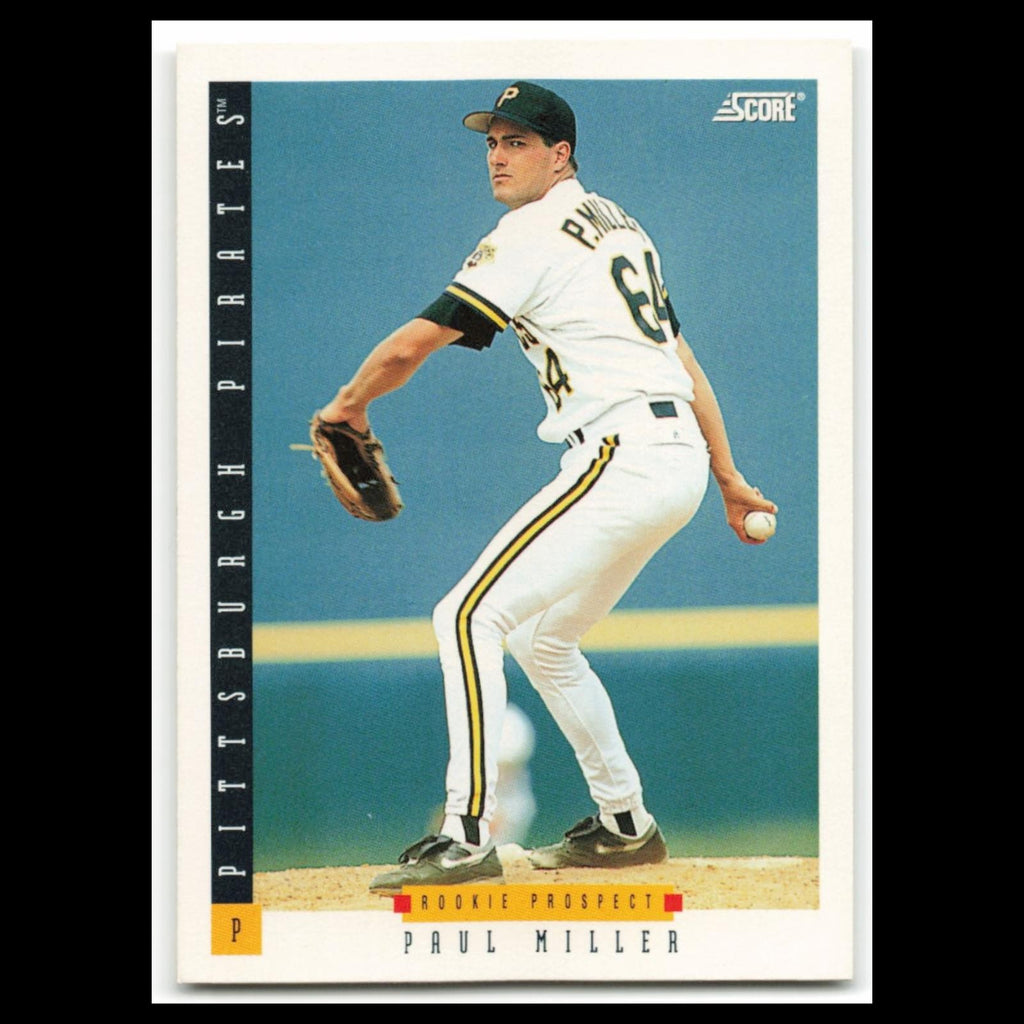 Paul Miller Rookie #239 1993 Score Pittsburgh Pirates Baseball Card MLB NM