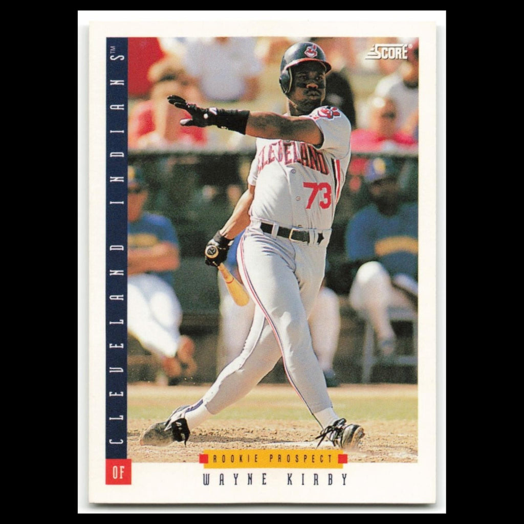 Wayne Kirby Rookie #328 1993 Score Cleveland Indians Baseball Card MLB NM