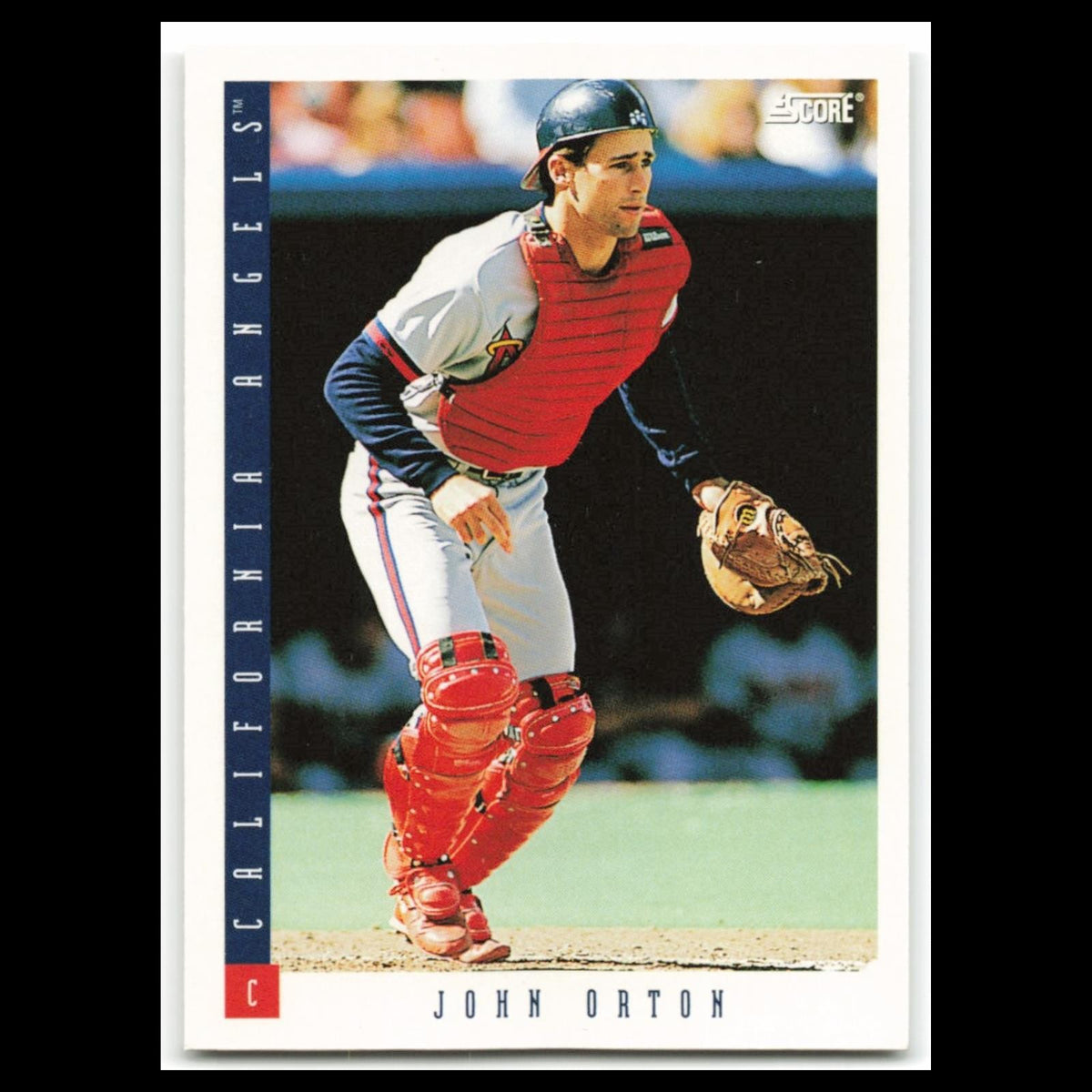 John Orton #453 1993 Score California Angels Baseball Card MLB NM