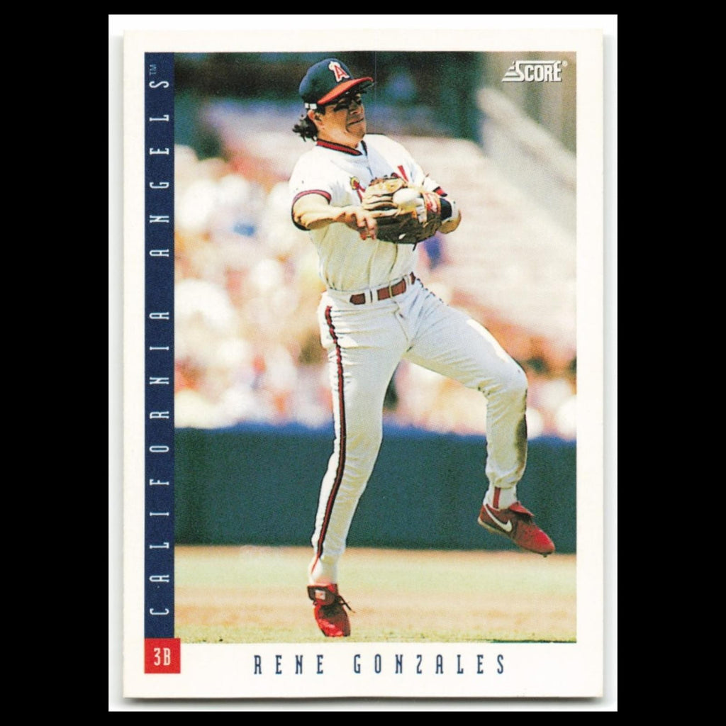 Rene Gonzales #604 1993 Score California Angels Baseball Card MLB NM