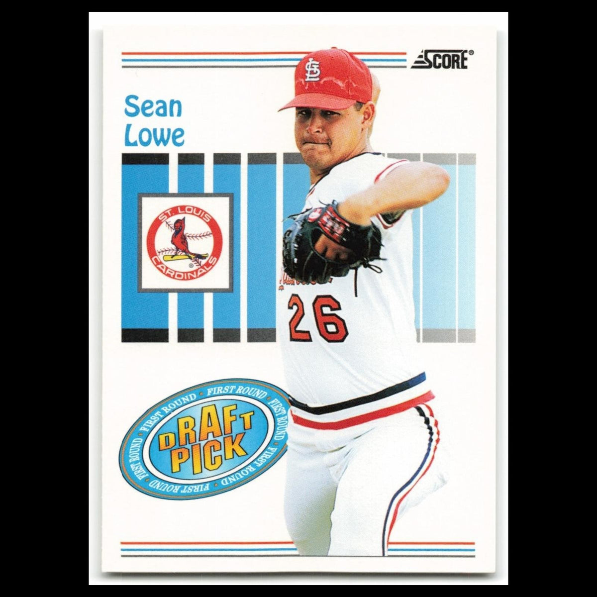 Sean Lowe Rookie #493 1993 Score St. Louis Cardinals Baseball Card MLB NM
