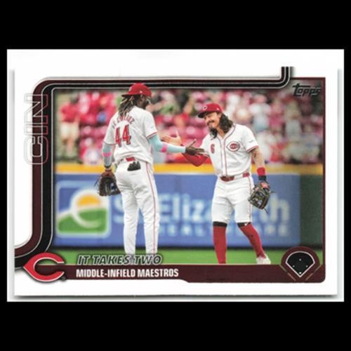 It Takes Two (Elly De La Cruz / Jonathan India #295 2023 Topps Cincinnati Reds