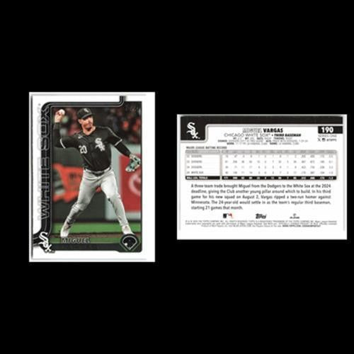 Miguel Vargas #190 2025 Topps Chicago White Sox Baseball Card MLB NM