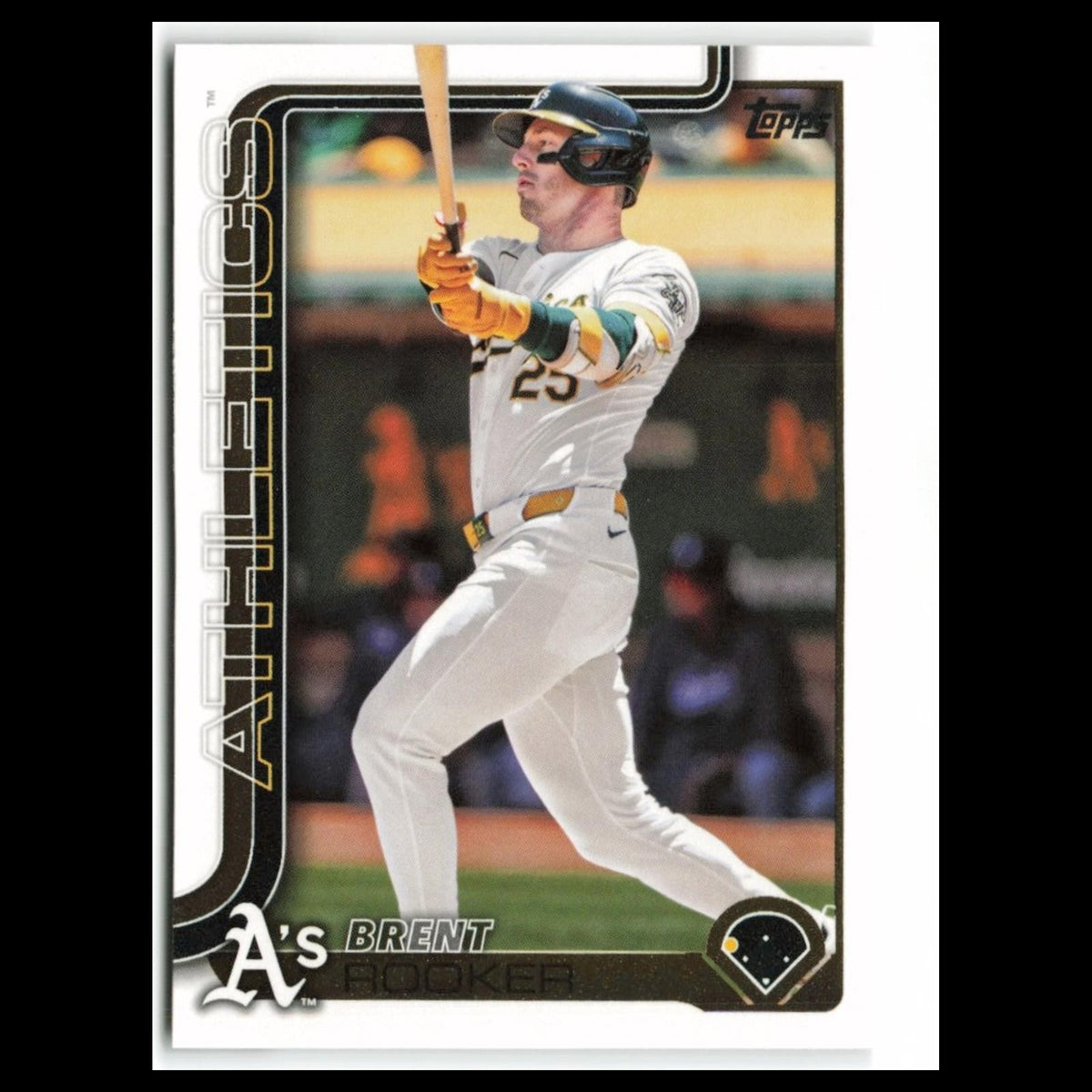 Brent Rooker #129 2025 Topps Athletics Baseball Card MLB NM