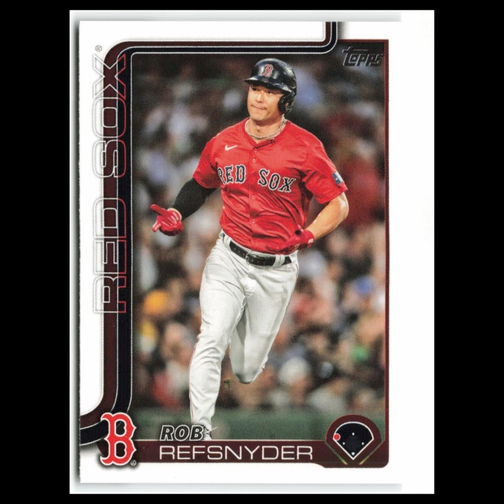 Rob Refsnyder #112 2025 Topps Boston Red Sox Baseball Card MLB NM