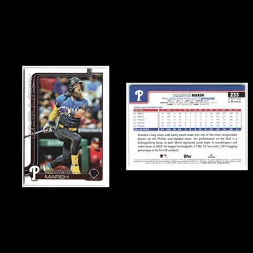 Brandon Marsh #233 2025 Topps Philadelphia Phillies Baseball Card MLB NM