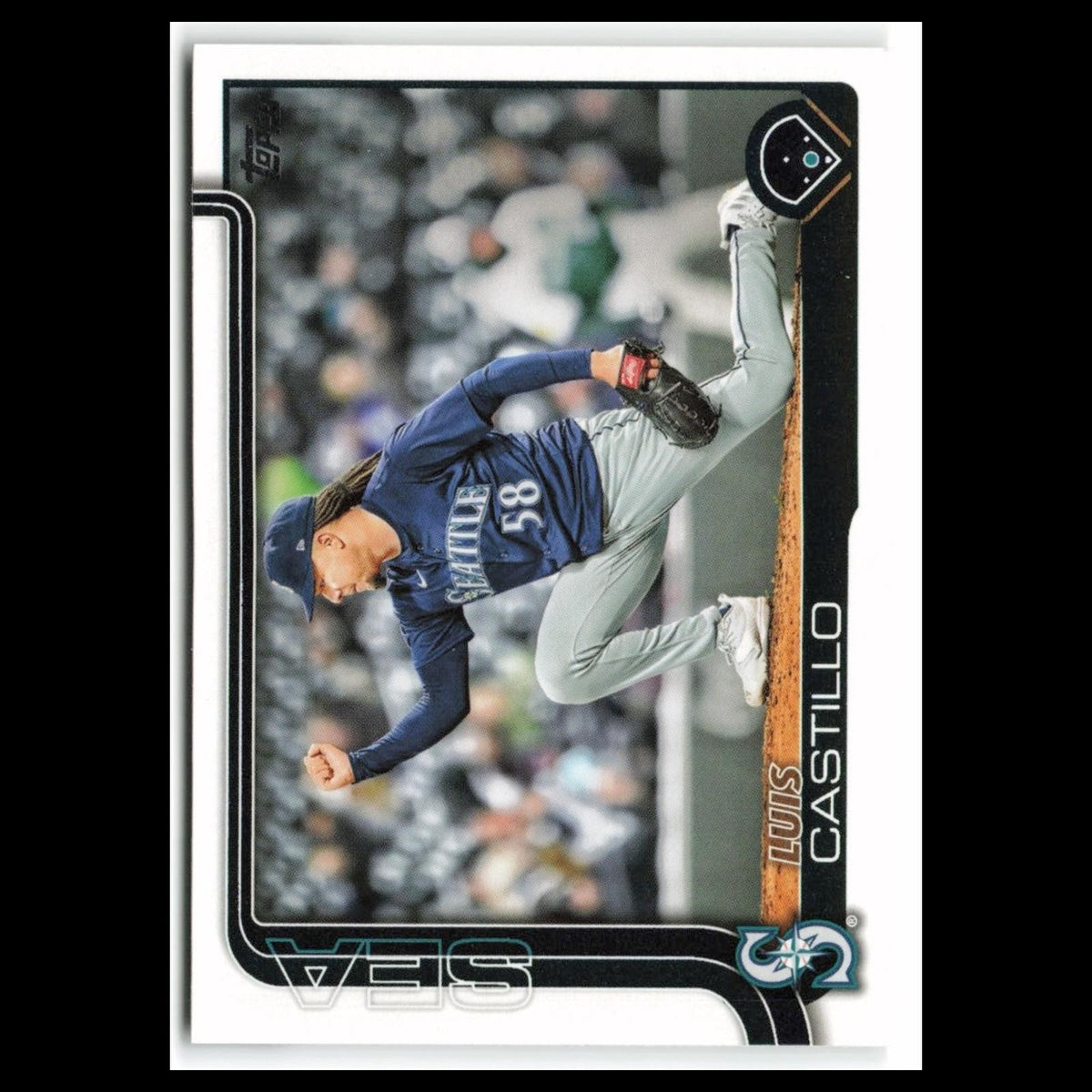 Luis Castillo #73 2025 Topps Seattle Mariners Baseball Card MLB NM