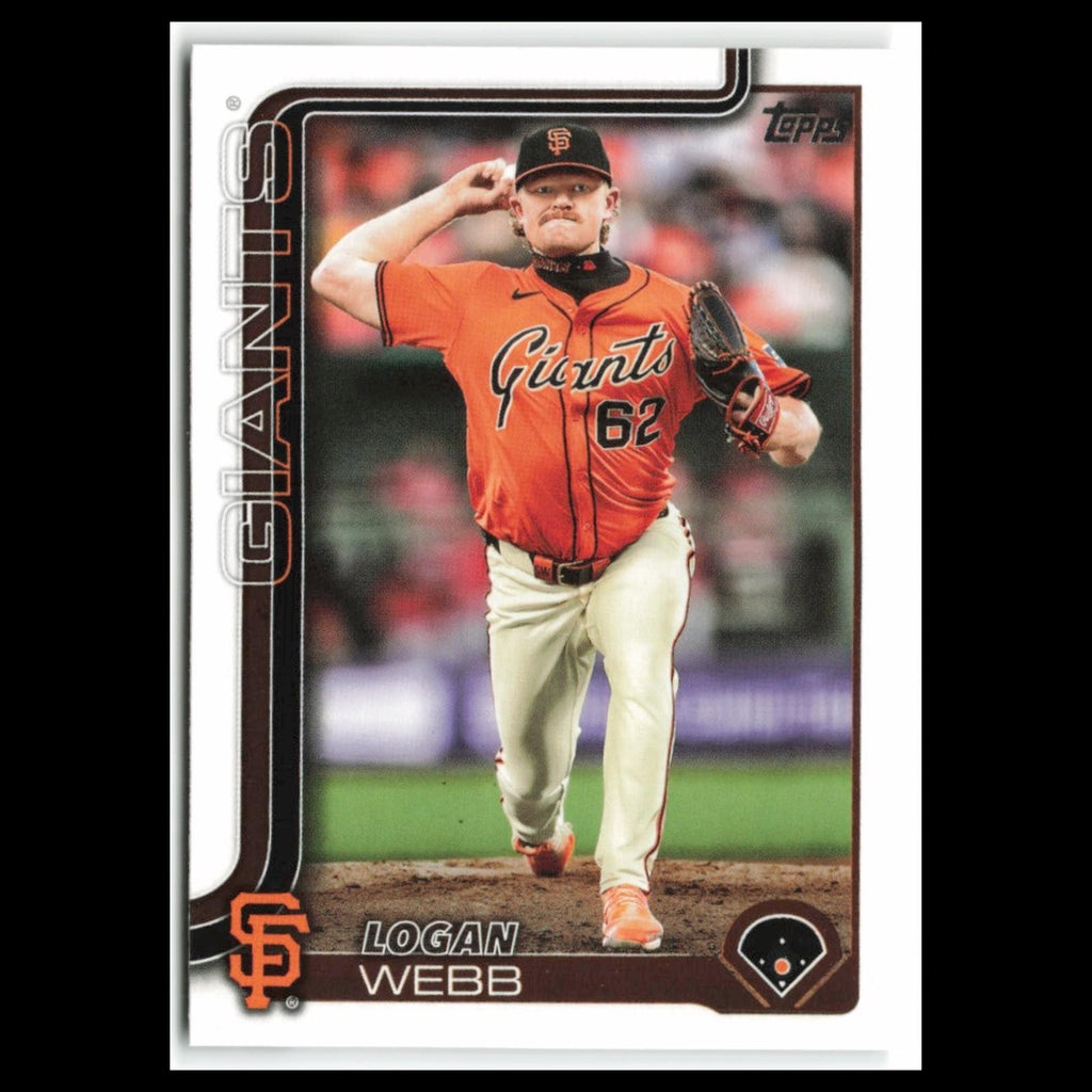 Logan Webb #242 2025 Topps San Francisco Giants Baseball Card MLB NM