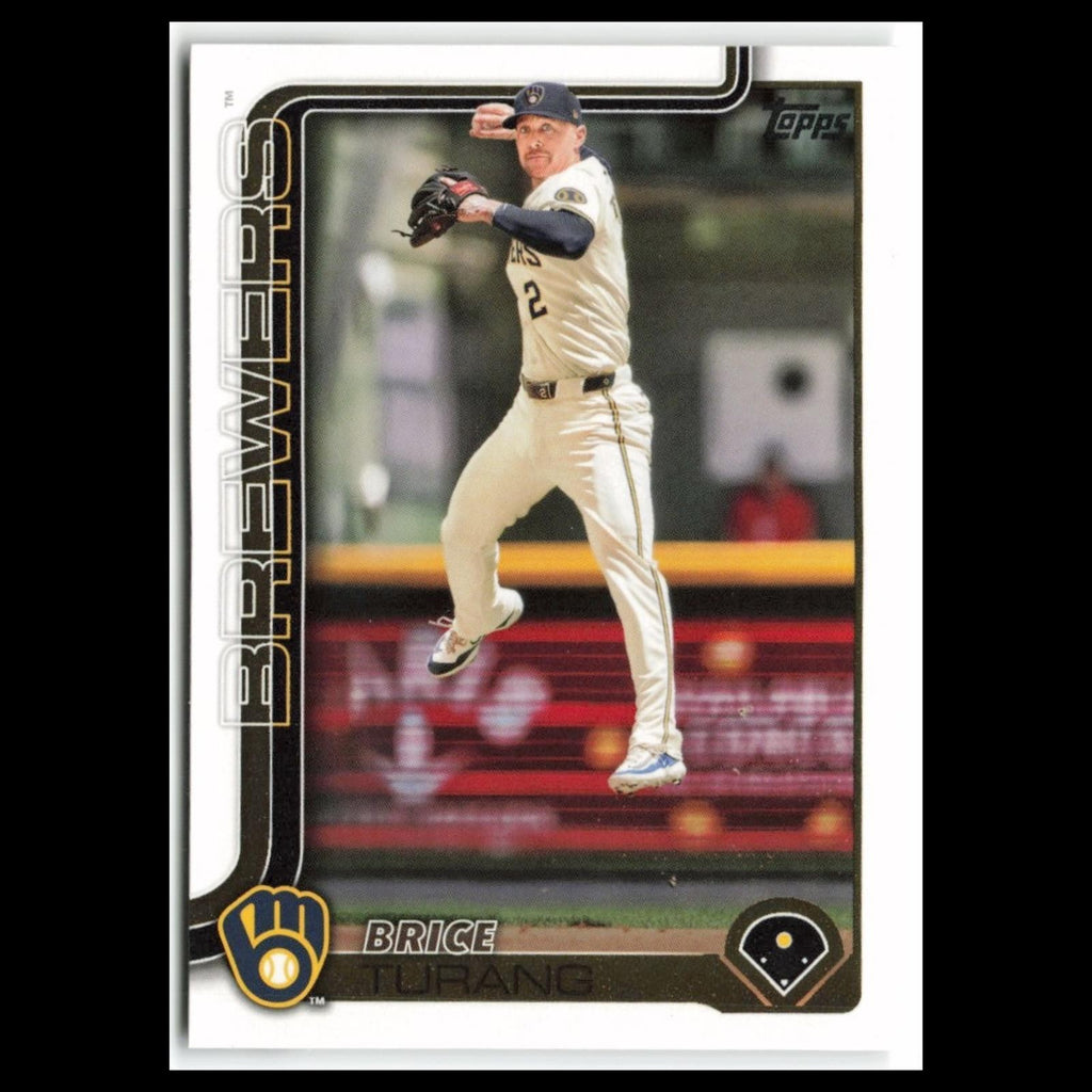 Brice Turang #45 2025 Topps Milwaukee Brewers Baseball Card MLB NM