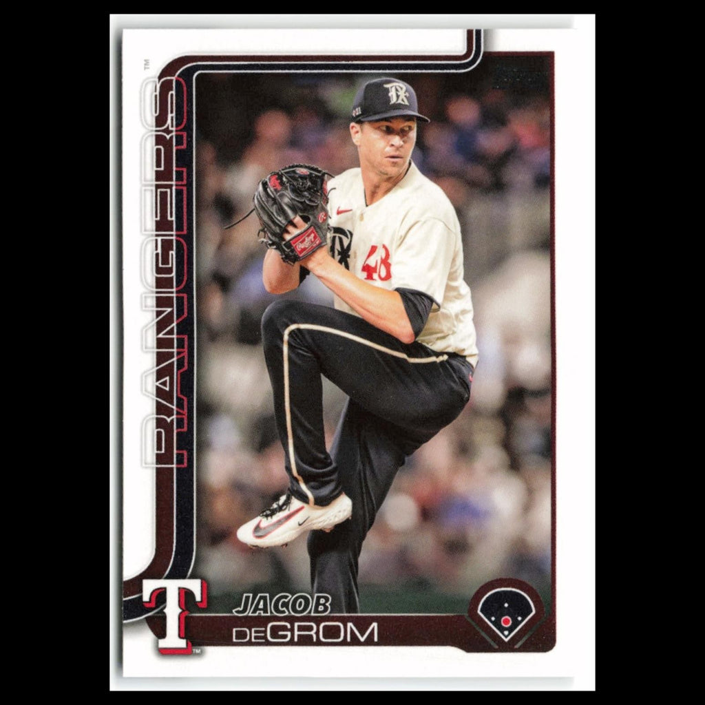 Jacob deGrom #208 2025 Topps Texas Rangers Baseball Card MLB NM