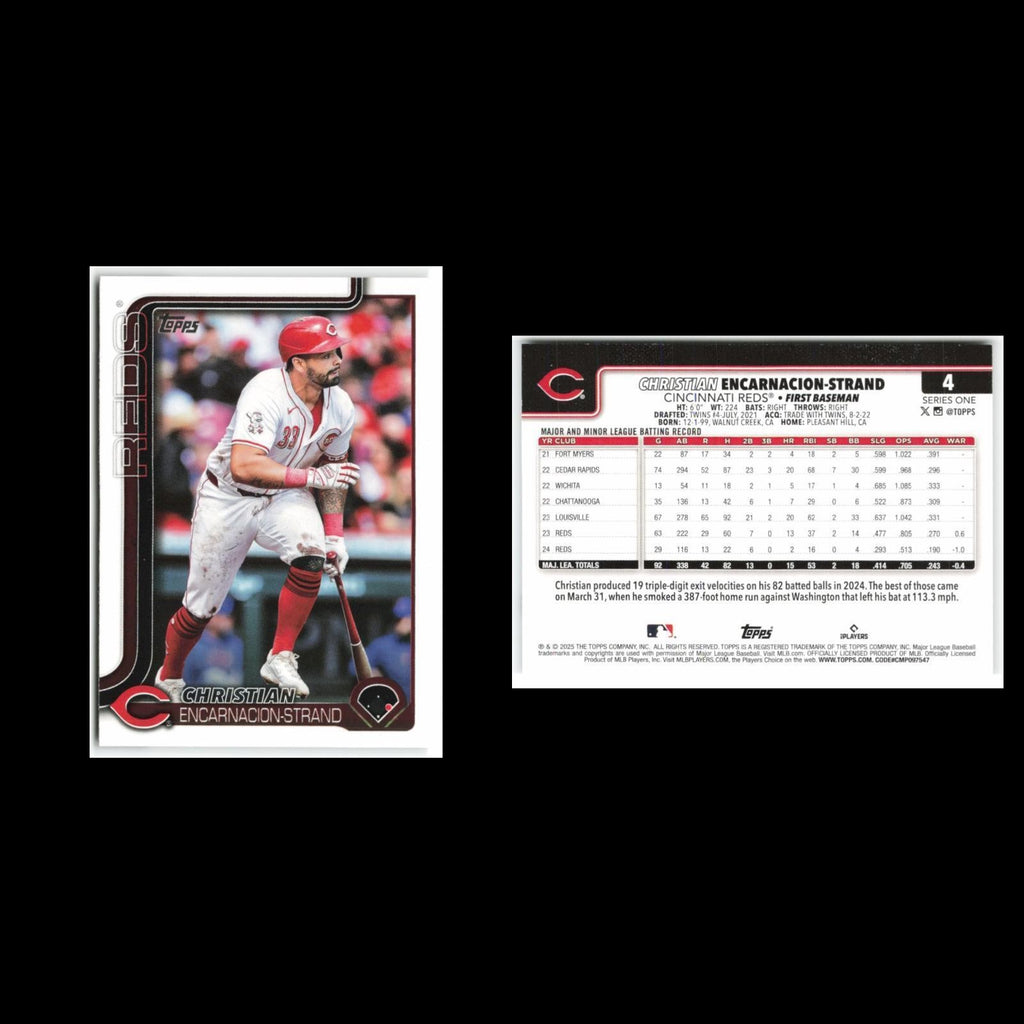 Christian Encarnacion-Strand #4 2025 Topps Cincinnati Reds Baseball Card MLB NM