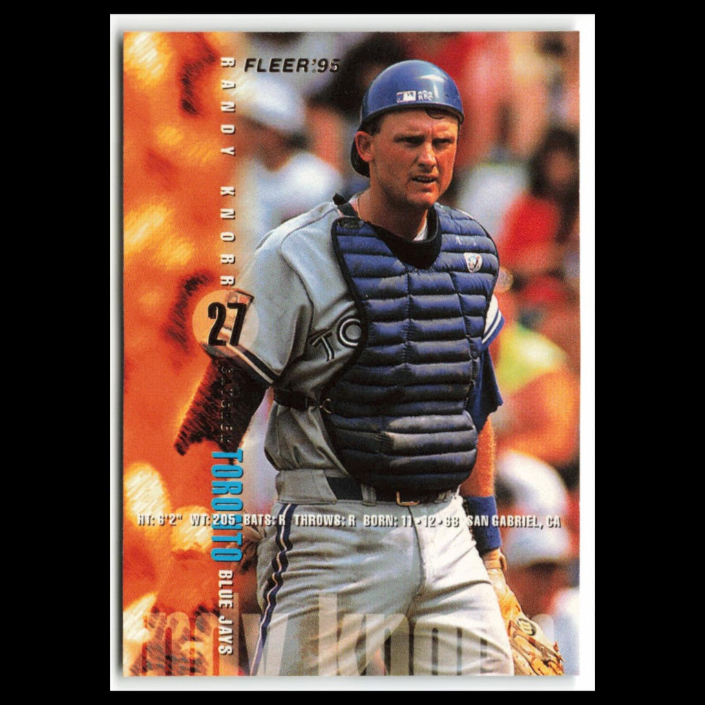 Randy Knorr #99 1995 Fleer Toronto Blue Jays Baseball Card MLB NM