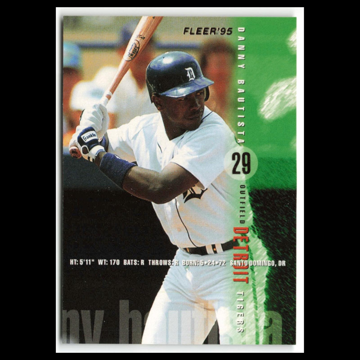 Danny Bautista #44 1995 Fleer Detroit Tigers Baseball Card MLB NM