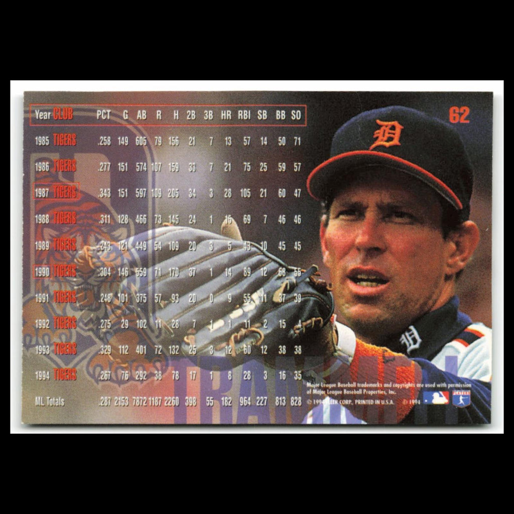 Alan Trammell #62 1995 Fleer Detroit Tigers Baseball Card MLB NM