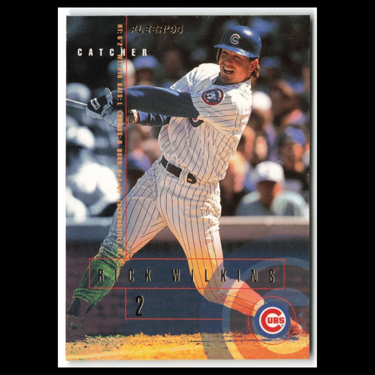 Rick Wilkins #426 1995 Fleer Chicago Cubs Baseball Card MLB NM