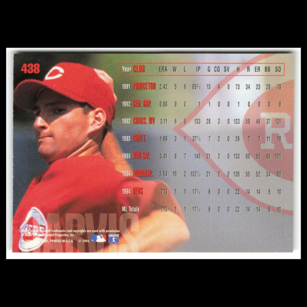 Kevin Jarvis #438 1995 Fleer Cincinnati Reds Baseball Card MLB NM