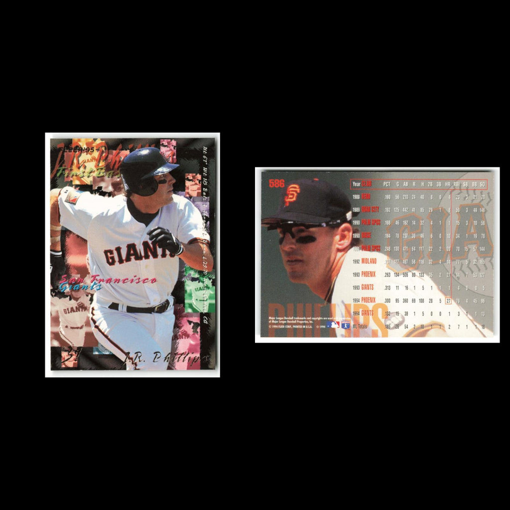 J.R. Phillips #586 1995 Fleer San Francisco Giants Baseball Card MLB NM