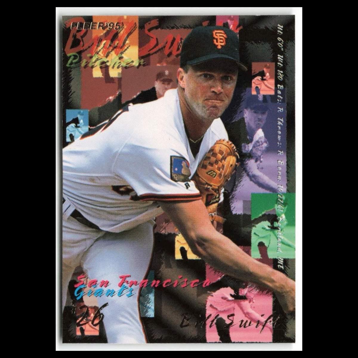 Bill Swift #590 1995 Fleer San Francisco Giants Baseball Card MLB NM