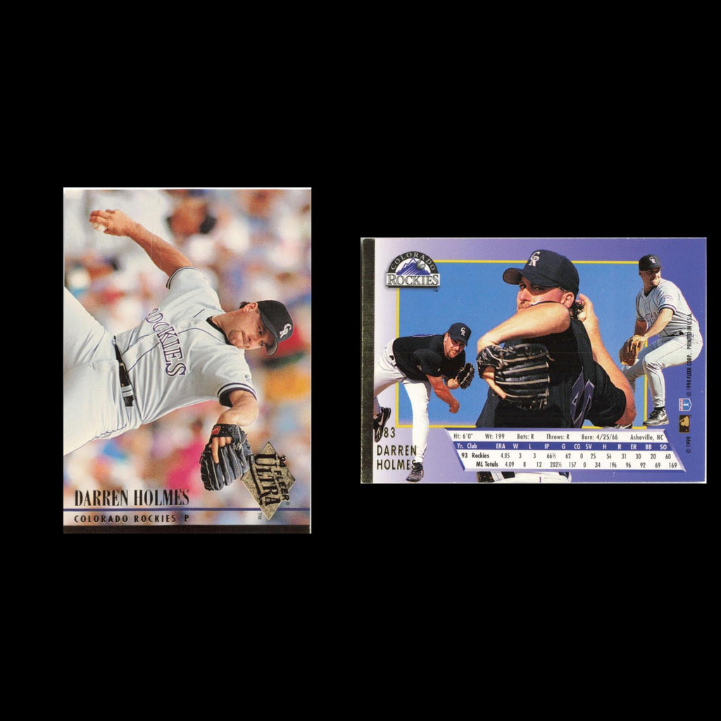 Darren Holmes #483 1994 Fleer Ultra Colorado Rockies Baseball Card MLB NM